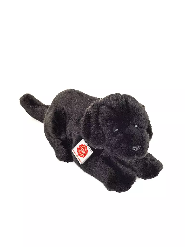 HERMANN TEDDY Pluschtier Labrador liegend schwarz 30 cm keine Farbe
